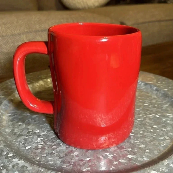 Rae Dunn Happy Wife Red Coffee/Tea Drinking Mug/Cup Collectible - Picture 4 of 7